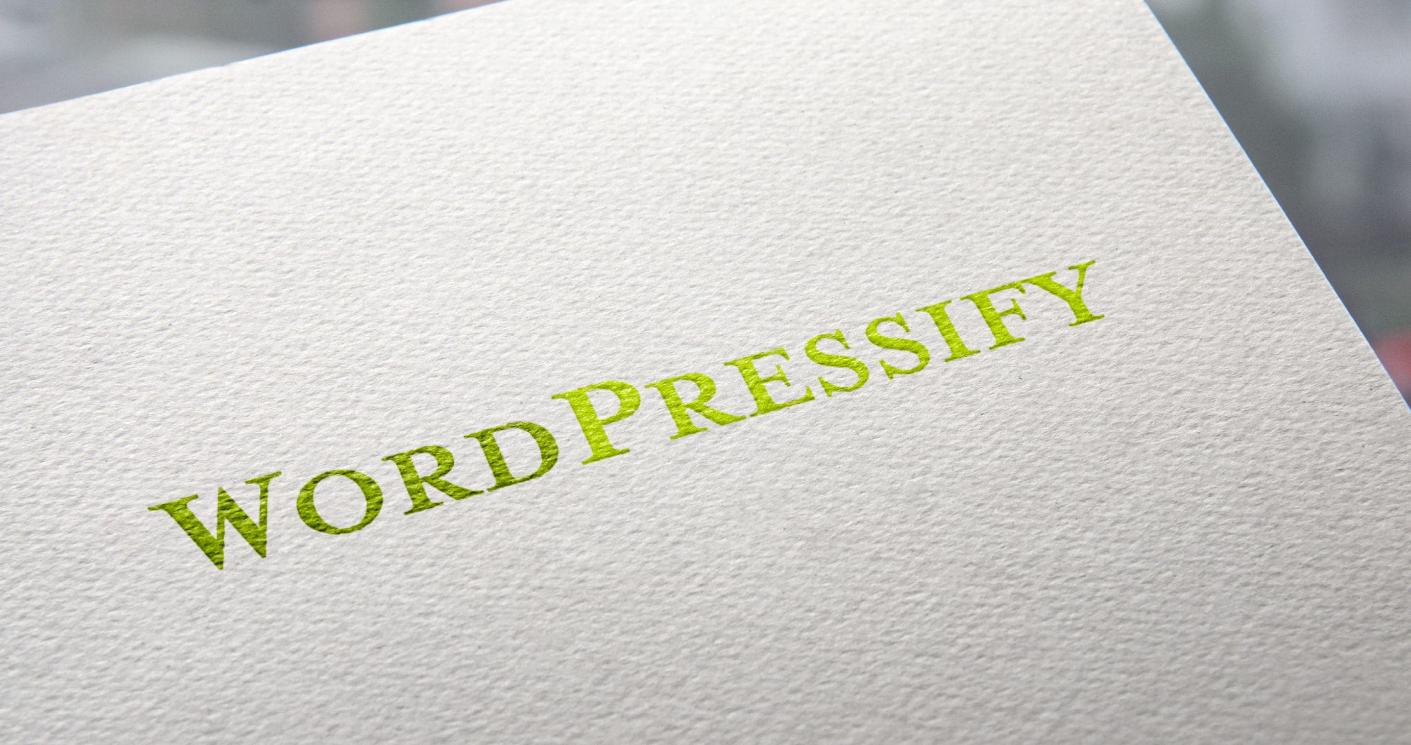 WordPressify